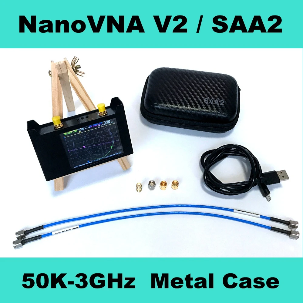 
Metal Case SAA2 NanoVNA V2 3GHz 2.2 version 2.8