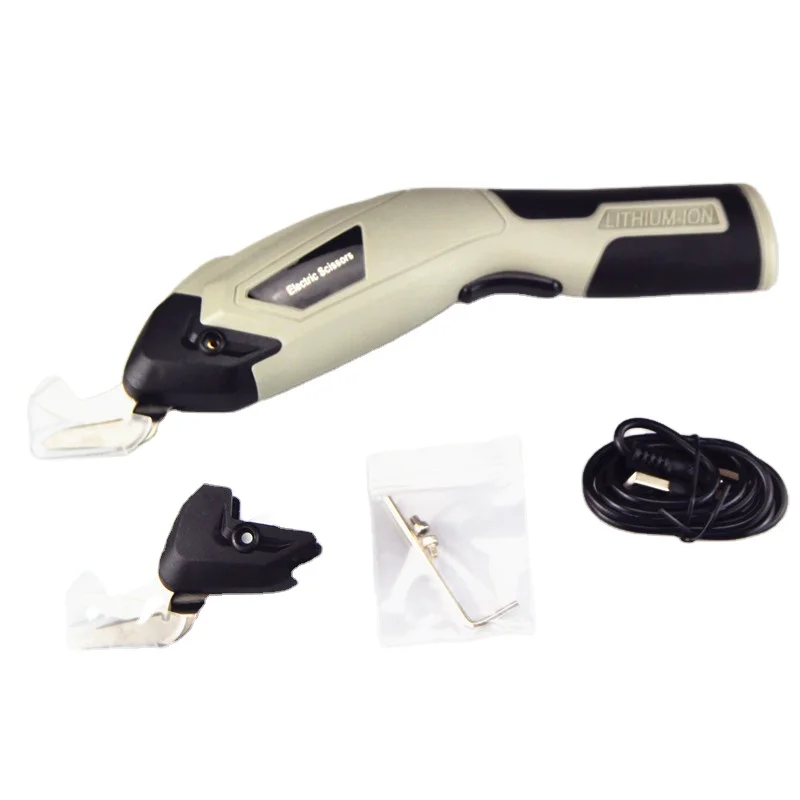 Rechargeable Fabric Sewing Scissors Handheld Hand Tools Electric USB charging Multipurpose 3.6v Electric Scissors  Cordless