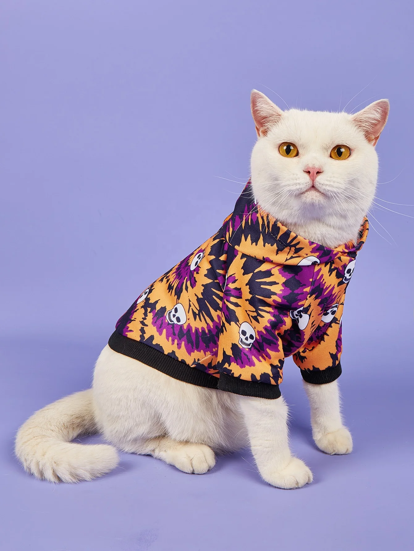 Funny Pet Clothes for Dogs Cats Crab Suit Halloween Christmas Pets Pumpkin Hooded Sweater Skull Tie Dyed Two legged Clothing
