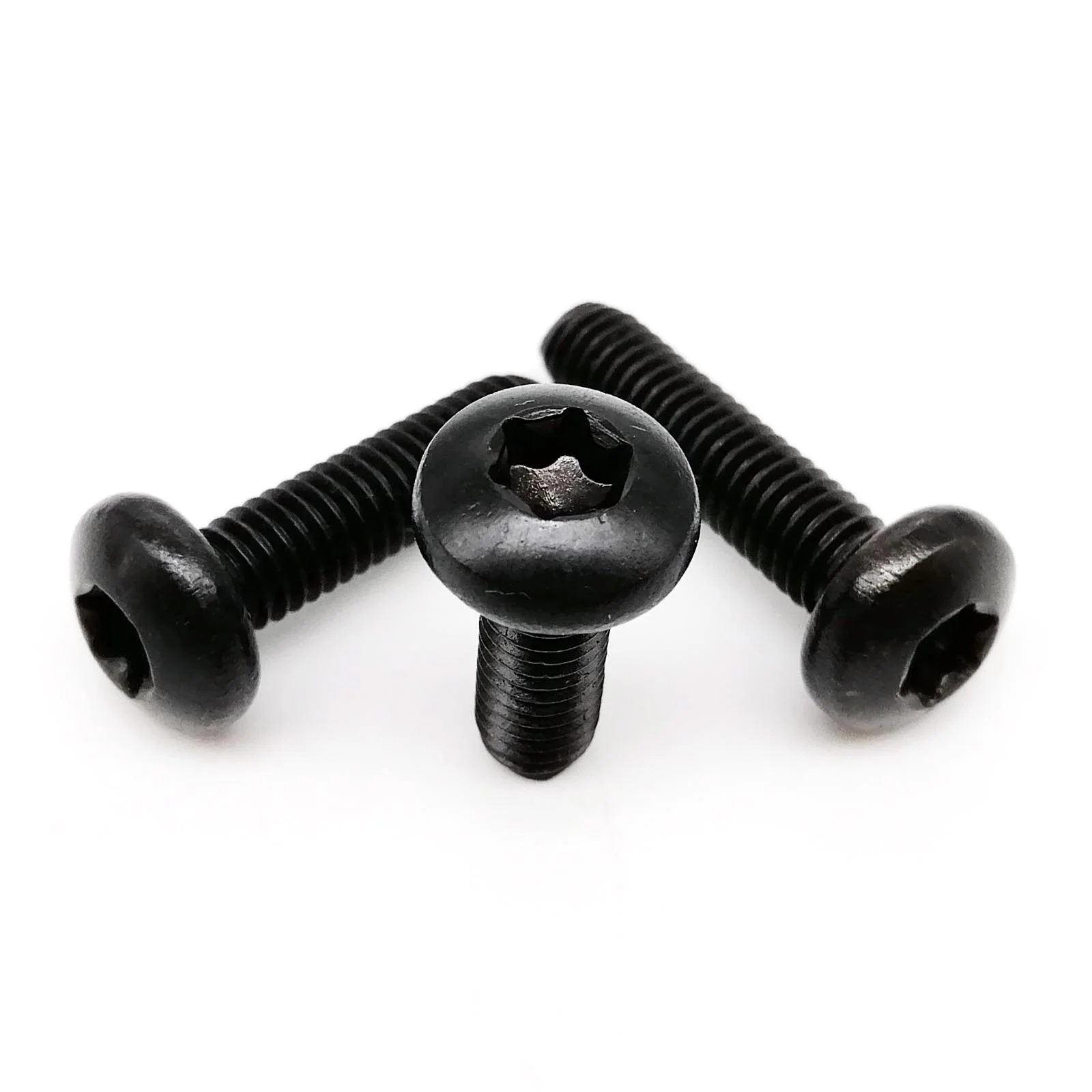 M2 M2.5 M3 M3.5 M4 M5 M6 M8 Черный 304 нержавеющая сталь GB2672 шесть звездных звезд драйвер круглая кнопка головка болт звездообразный винт