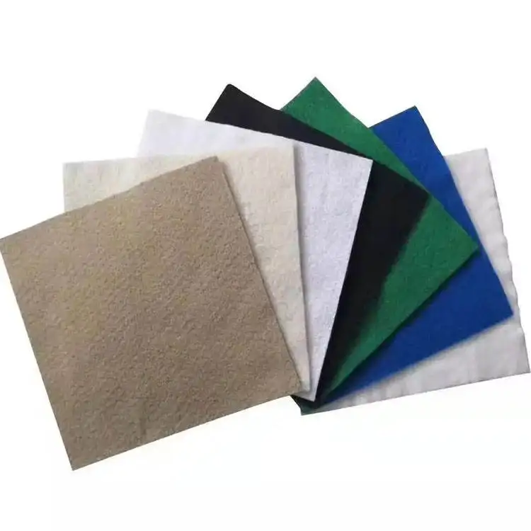 White Black Grey 100g 200g 300g 350g m2 PPT PE Filtration Polyester Long Fiber Needle Punched Nonwoven Geotextile