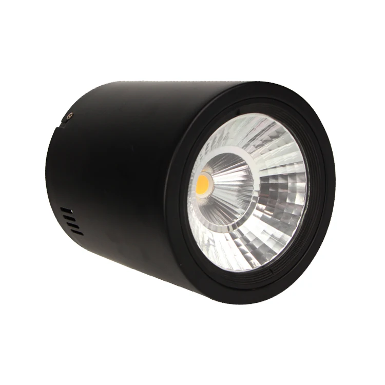 Zhongshan OEPE LED Down Light Black/White Square Shape Surface Mounted Led Cob12W Down Light factory wholesale housing