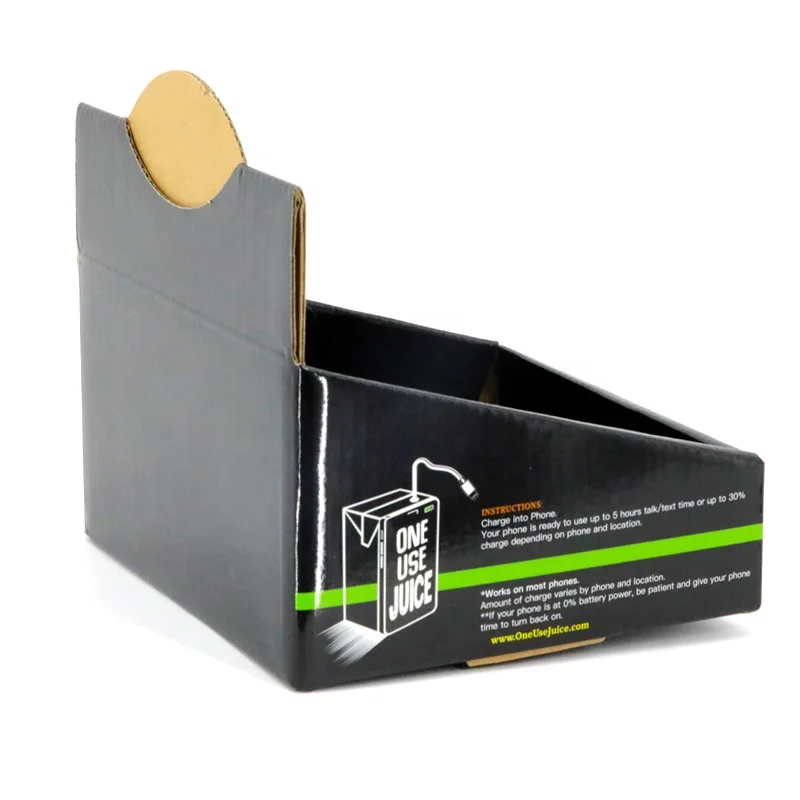 Custom Retail Paper Shelf Ready Display Packaging Box for toy POS Cardboard Corrugated Tear Away Box