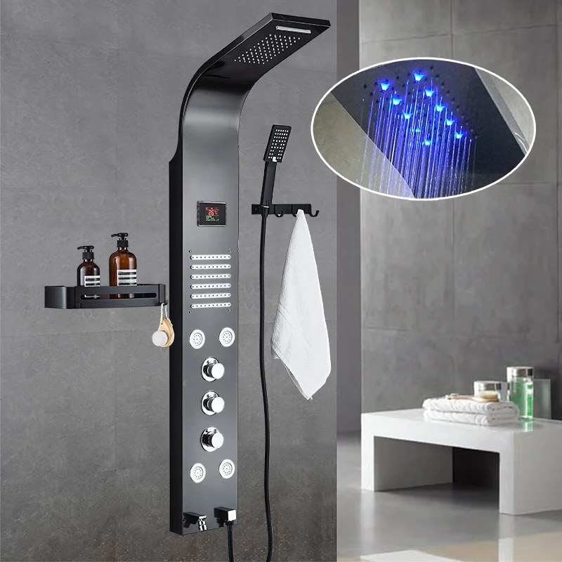 Shower Head with Filter Waterproof Hidden Camera High Pressure Stainless Steel for Hard Water Saving Bathroom Shower Head