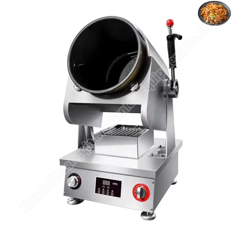 Commercial cooking automatic pot 50l stir fry machine