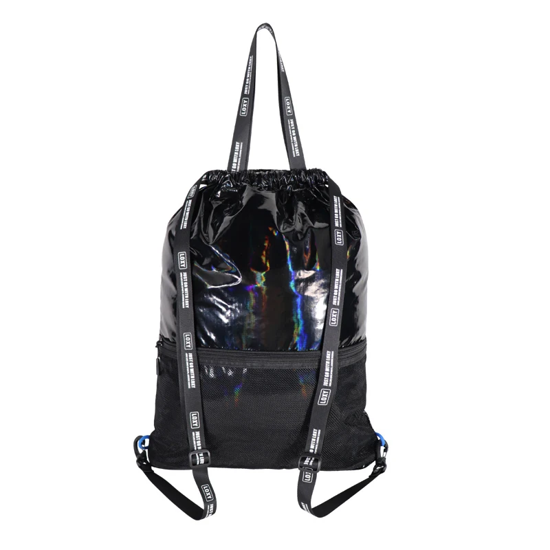 Nylon Hiking Running Sports Shoe Bag Women Rucksack Damen Men Travel Foldable Drawstring Printing Gym Gift Backpacks Bag