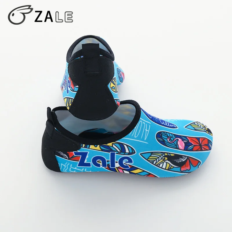 Zale beach shoes Ocean sailboat pattern men and women walking shoes sea activity sport shoes anti-slip