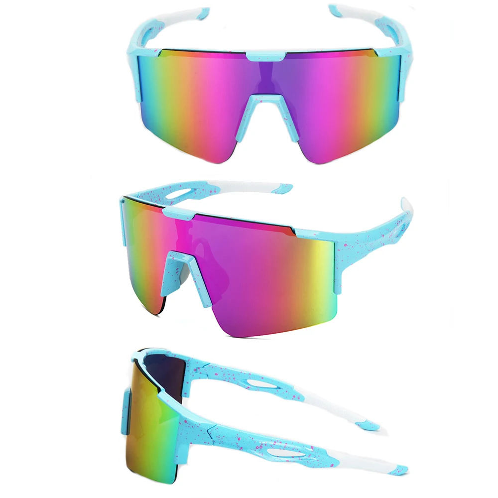 TR90 Sunglasses For Men Women OEM Logo Outdoor Sport PC lens goggles UV400 Basketball fishing running biking golf Sunglasses