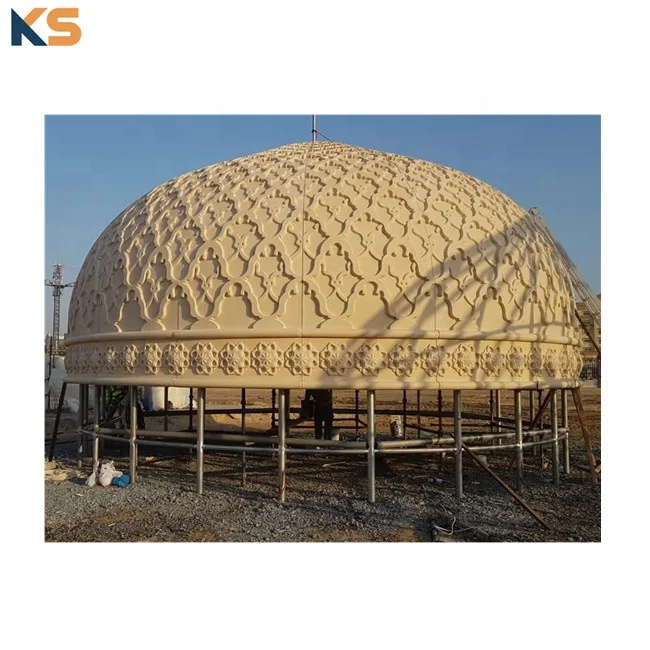 GRG GRC FRP армированные стекловолокном пластиковые исламские Купола для украшения зданий церкви