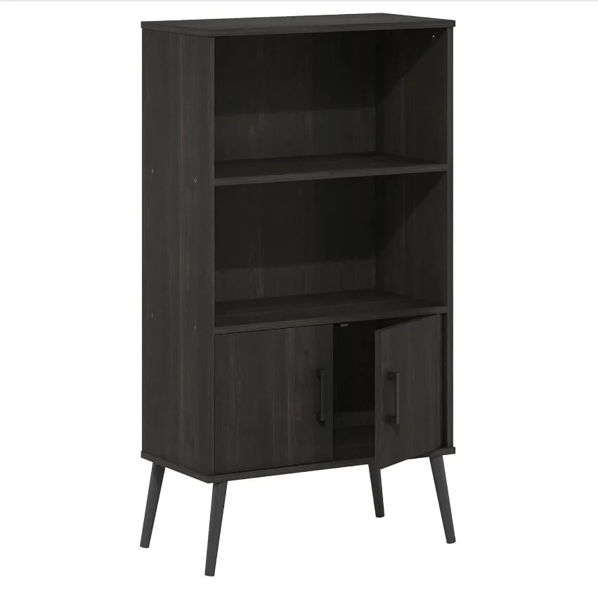 Home Hot Sale Modern book Shelf Wooden Display Bookcase Wood Library Bookshelves 2 Tier Bookshelf