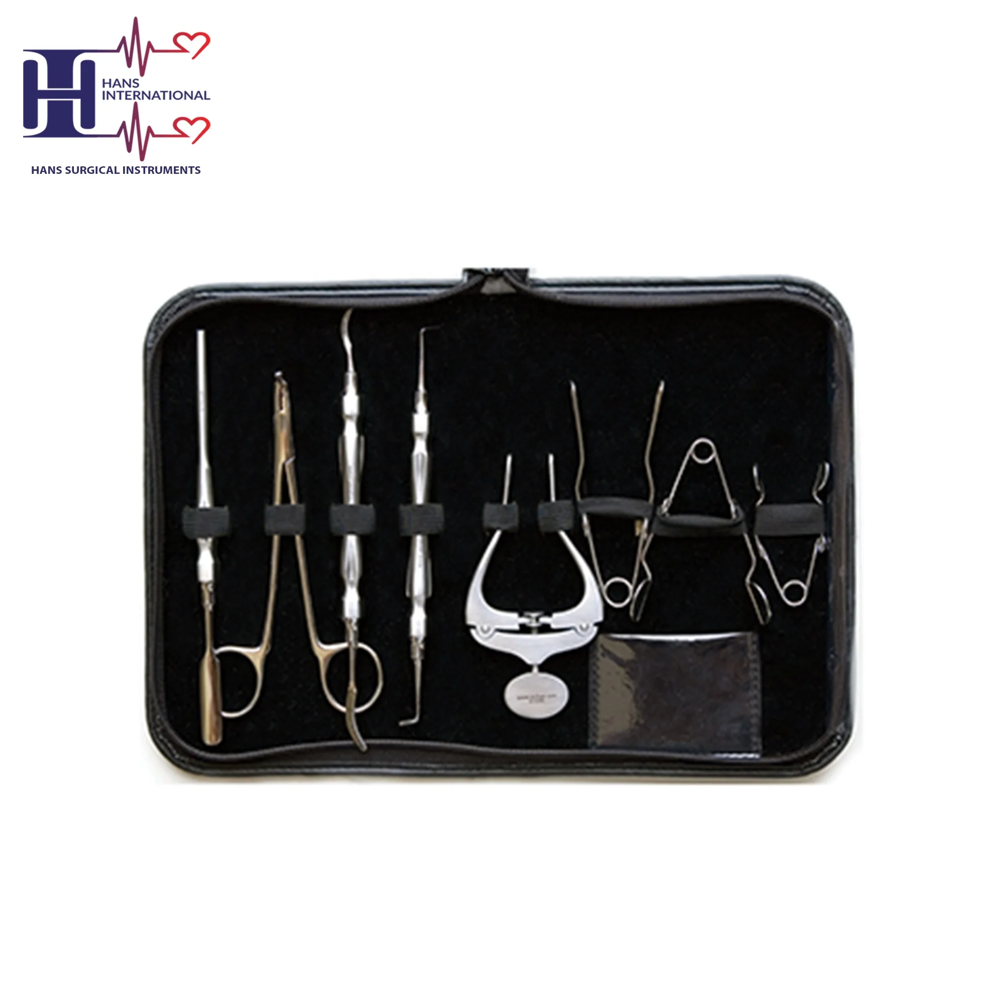 Rodent and Rabbit Instruments Set 8 pieces German Stainless Steel High Quality Veterinary Instruments Set Hans International
