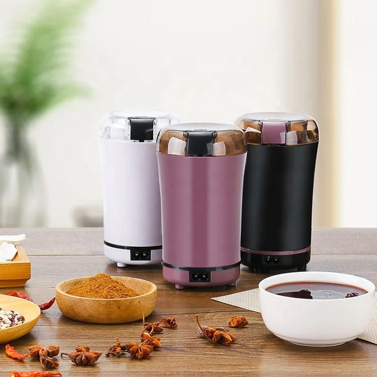 Factory direct sale household mini spice grinder electric coffee bean grinder