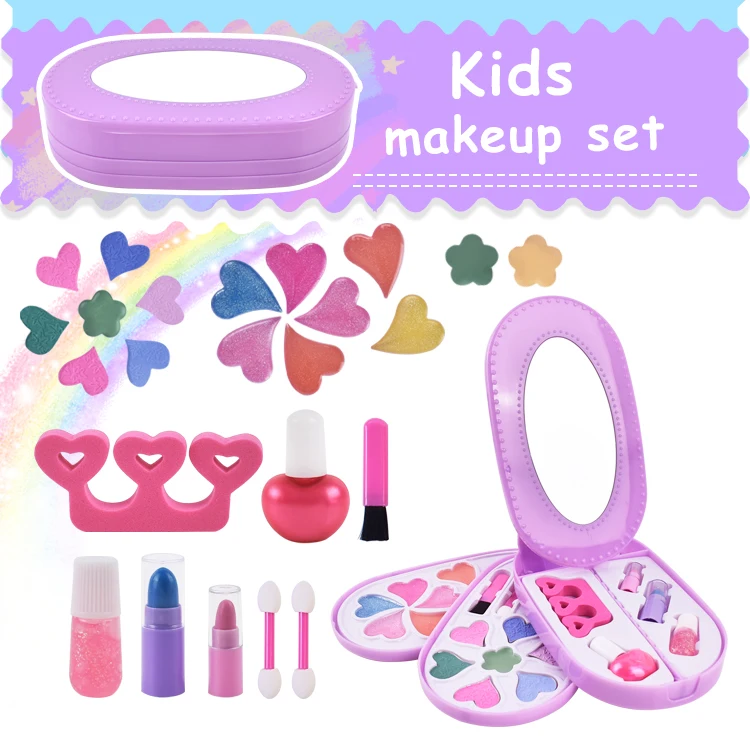 children cosmetic set for kids private label girls makeup box