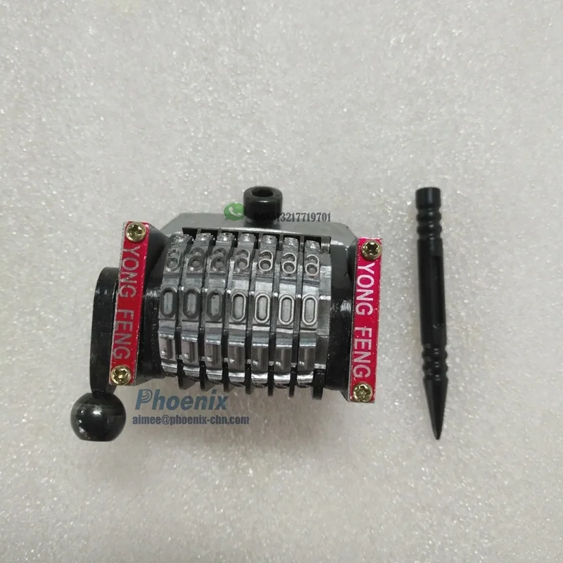 High Quality 18.9 7 Digit Vertical Anti-Locking Reverse GTO Numbering Machine 109876 Suitable For Heidelberg Spare Parts