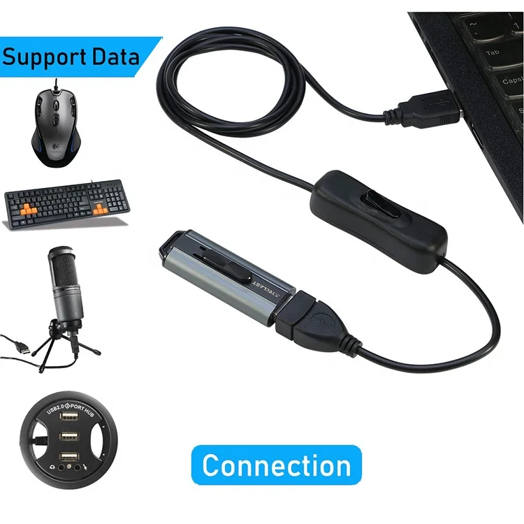 OEM USB Extension Cable with ON/Off Switch Male to Female Support (Data and Power) for Headset LED Strips Удлинительный кабель с включения/выключения мужского и женского пола хомут для кабеля (в соответствии данными мощность)
