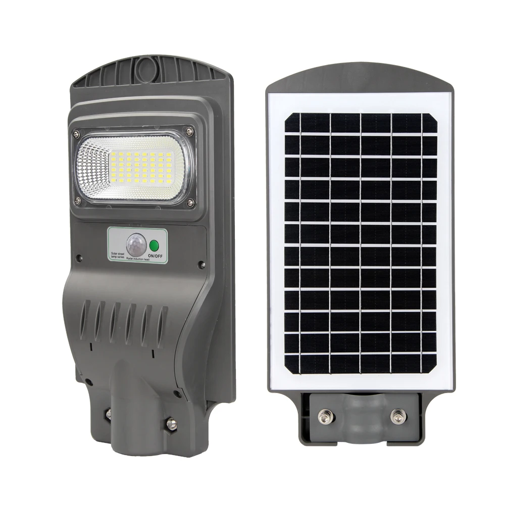 Easy install all in one solar led street light IP65 outdoor ABS housing with pole wholesale led prices list
