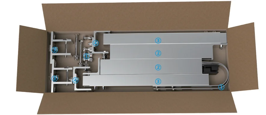 Wholesale Europe Solar Panel Rack Kits OF Balcony Home Solar Balcony Plant Power System