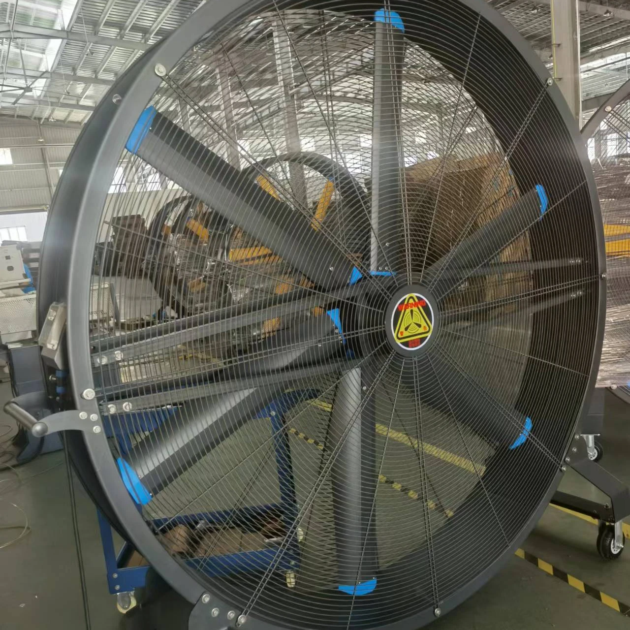 latest 1m 2m PMSM motor big industrial mobile stand fan