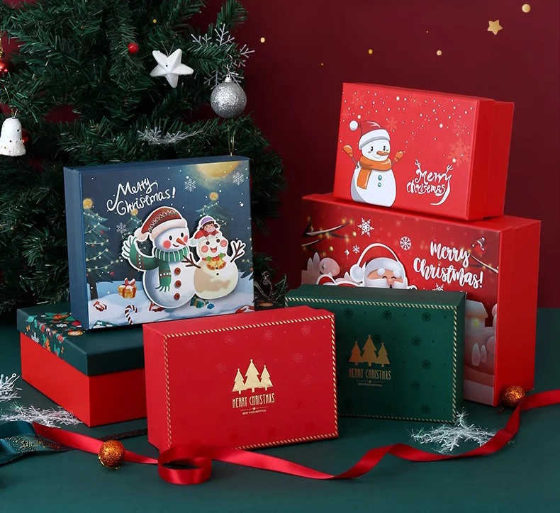 Wholesale High Quality Christmas Packaging Box Holiday Gift Decorative Box