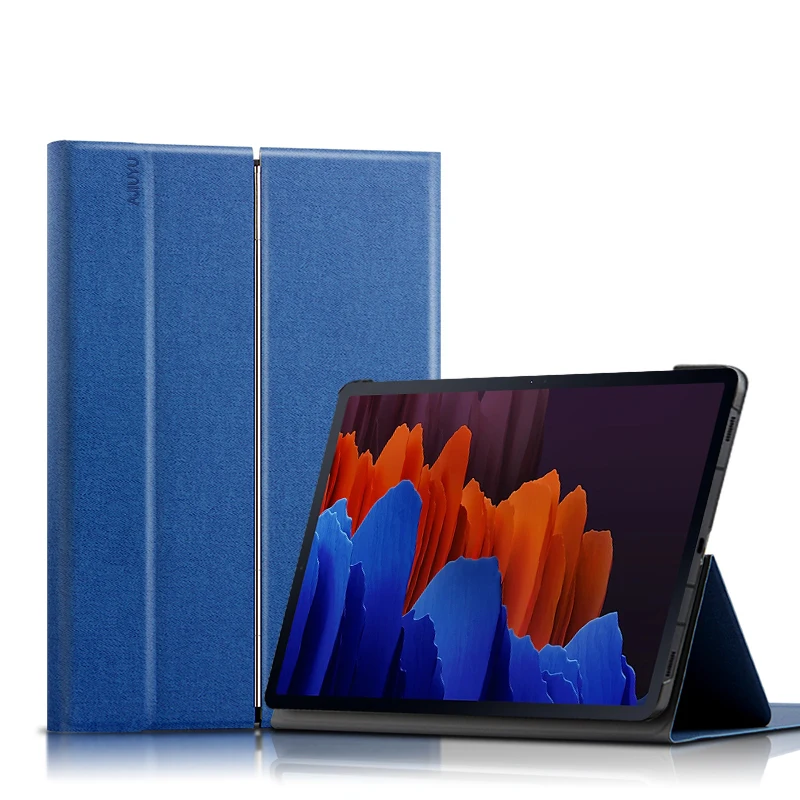 AJIUYU Detachable BT Keyboard Case for Samsung Galaxy Tab S7 Plus 12.4 inch SM T970 T975 Tablet Protective cover Smart Case