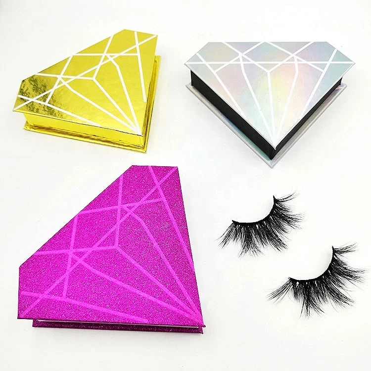 Meecil Hot Sale Mink Eyelashes False 100% Real Mink Fur False Eyelashes Handicraft Full Strip Lashes eyelash packaging box