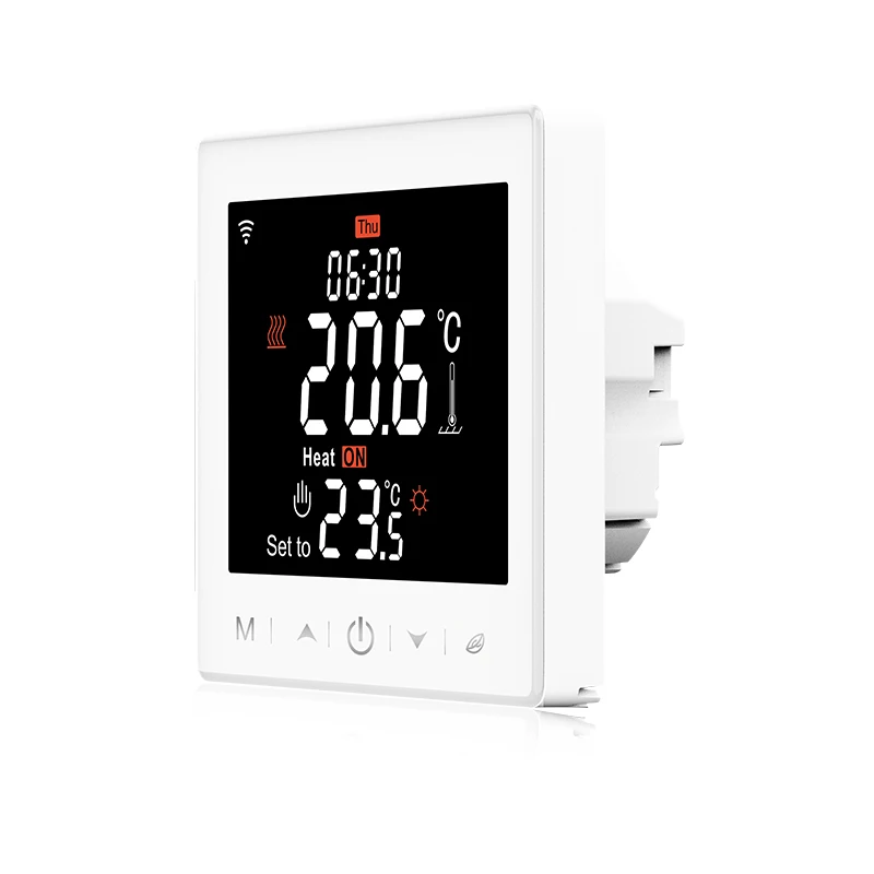 Msthermic Smart Phone Remote Control WiFi Programmable Ultra Large VA Screen Electric Heating Modbus Temp Controller Thermostat