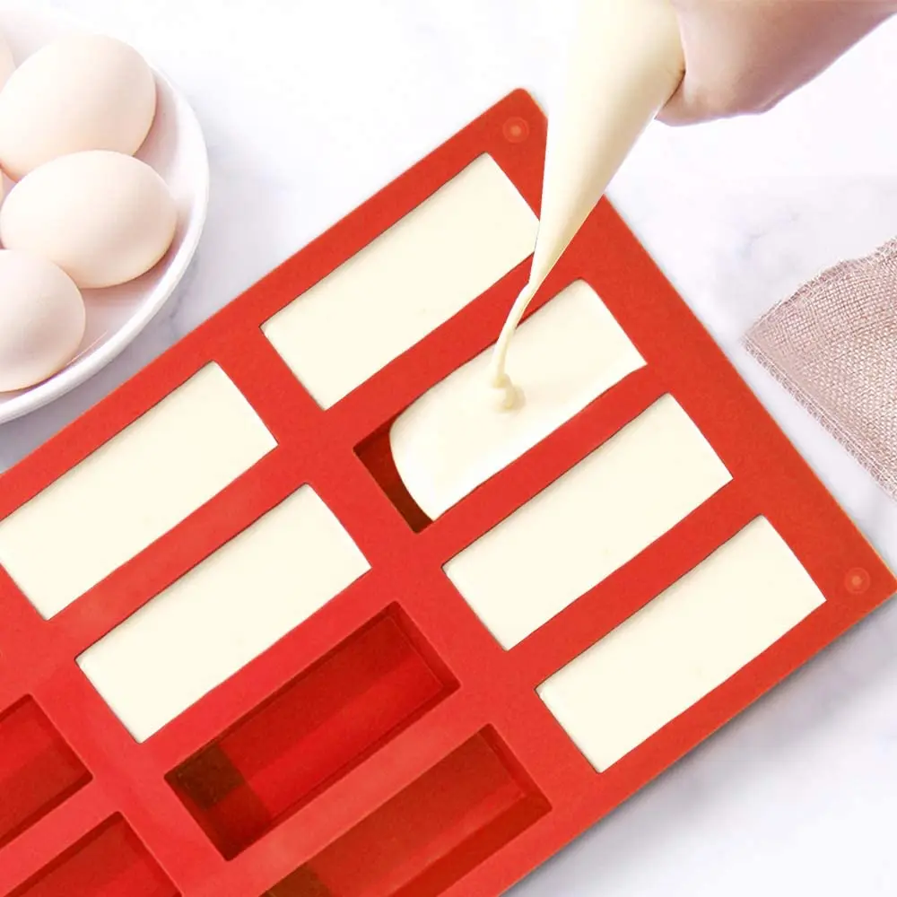 12 Cup Cavity Nonstick Financier Mold Baking Cake Cookie Muffin Biscuits Tray Mold Bakeware Maker