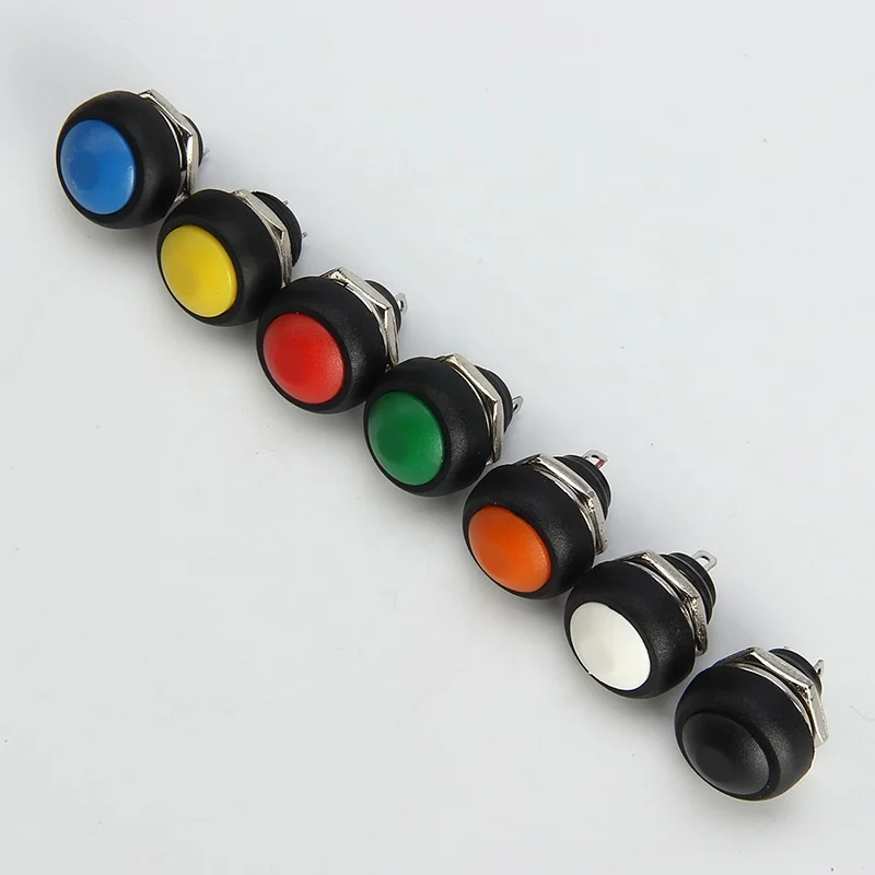 Latest PBS-33B push button switch locking latching on - off spst for slot machine