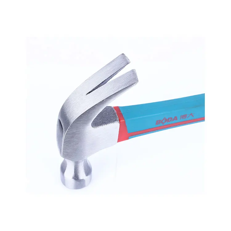 BODA multifunctional professional factory hand tool 16oz iron titanium with magnet small claw hammer 8oz