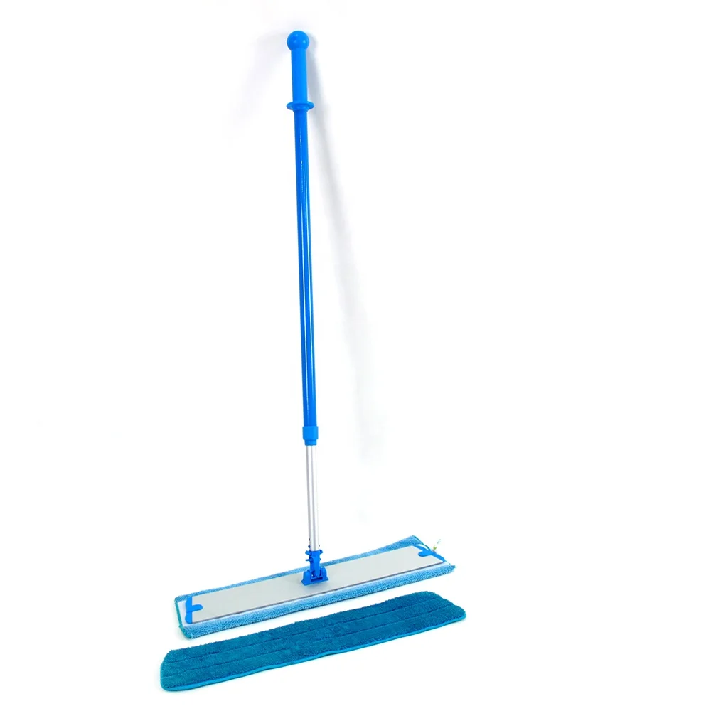 New Design Household Aluminum Microfiber Dust Flat Mop With Lock Connector