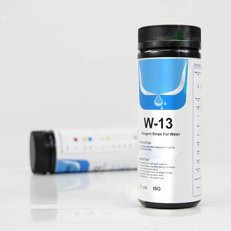 13 in 1 water test strips-100 strip pack of swimming pool strips testing Cr Fluoride and lead