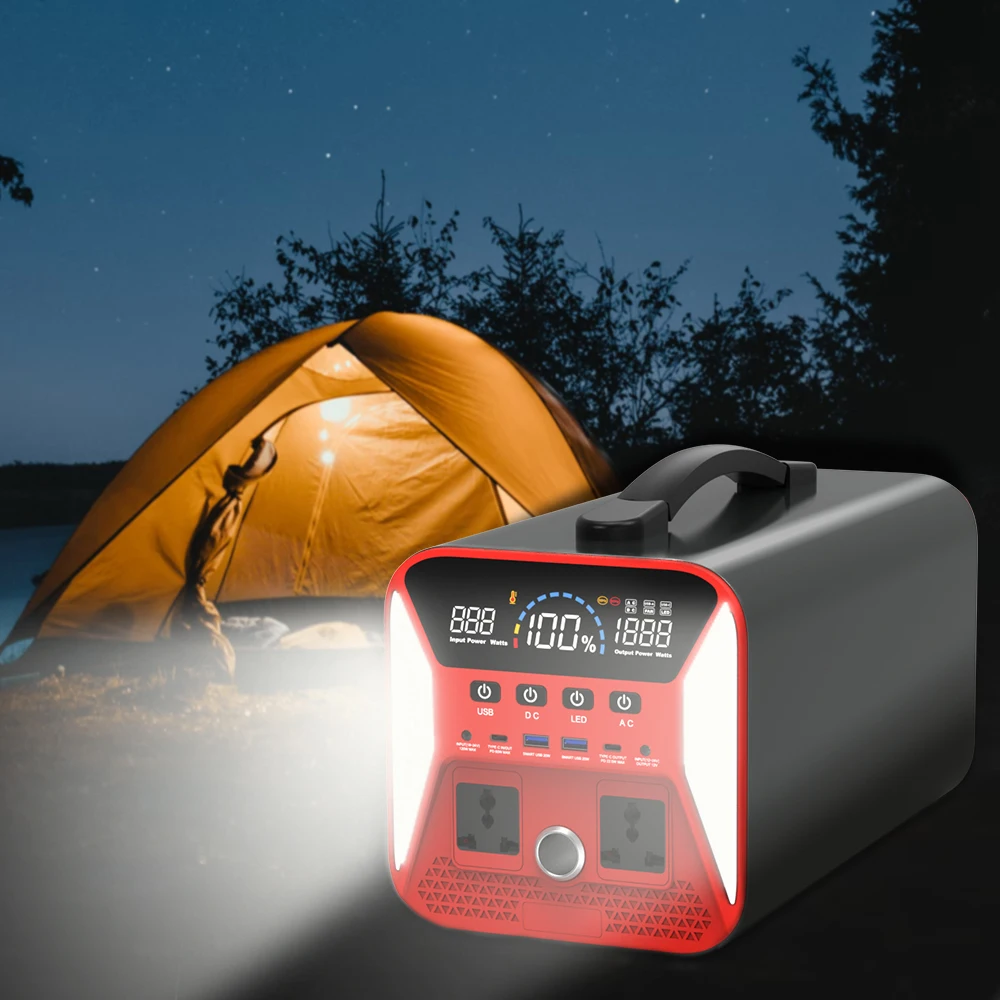 Original Rechargeable Deep Cycle Charging Solar 1000W Eu Warehouse US Stock UPS Lifepo4 Portable Power Station