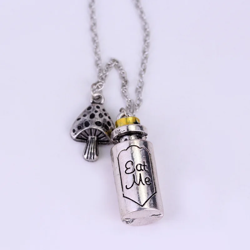 Fashion Vintage Charm Torque Pendant Necklace Film Alice Necklace Alloy Bottle Pendant Necklace Fashion Body Chain In Bulk