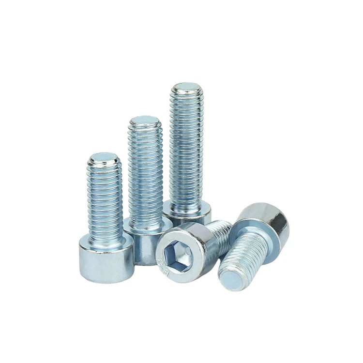 M3 M4 M5 M6 M8 M10 M12 DIN 912  Grade 8.8 Full Thread Zinc Plated Galvanised Hex Socket Cap Head Screw Allen Bolt