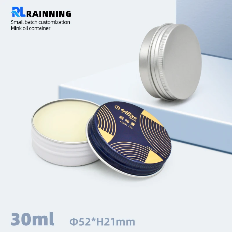 Factory Price 30g/1OZ Round Aluminum Tin Cans Round Metal Cosmetic Container Aluminum Container For Balm Lip