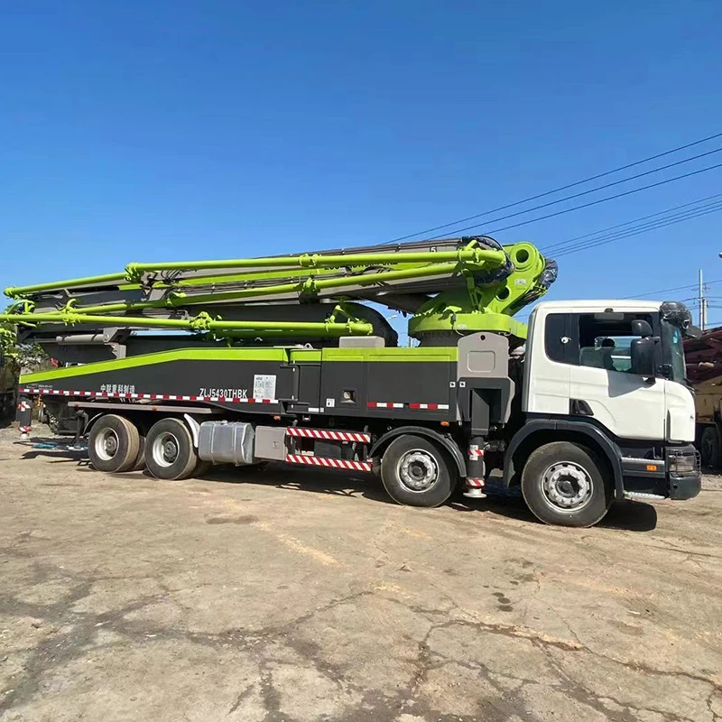Best Sale Used Concrete Pumping Machine Portable Zoomlion 56m Concrete Pump Trucks Price