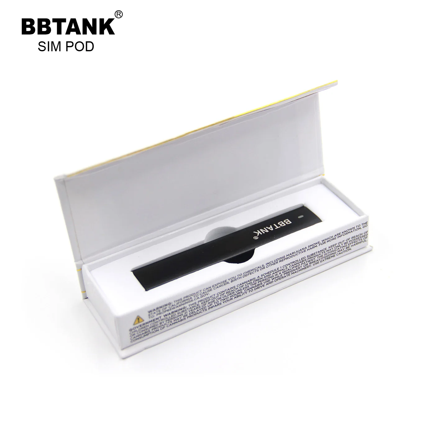 
BBTANK Sim Pod 1 ml 0.5 ml Empty Disposable vape pen pod 350 mah quick heating ceramic rosin vaporizer CBD oil 