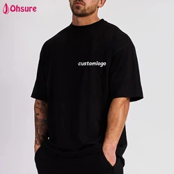 Оптовая продажа, оригинальная брендовая мужская футболка большого размера с принтом на заказ, футболка для бега, одежда для спортзала, Спортивная футболка для мужчин