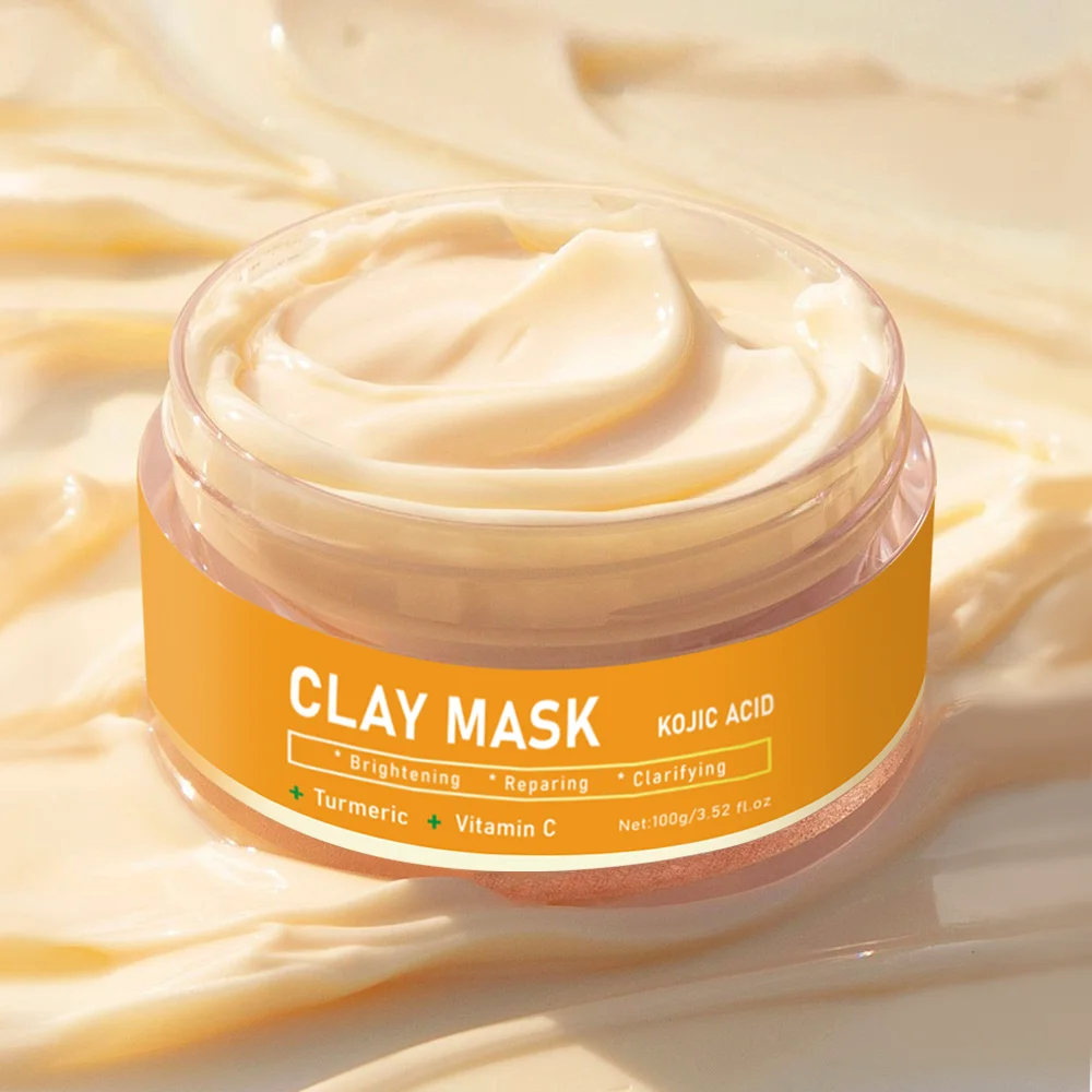 Beauty Skin Care Productskojic Acid Tumeric Clay Facial Mud Face Mask