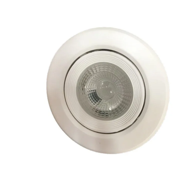 Round Square Recessed Spotlight Adjustable SMD Downlight 5w 7w Ceiling Spot Light Cabinet 3CCT LED Slim Spot Light LED