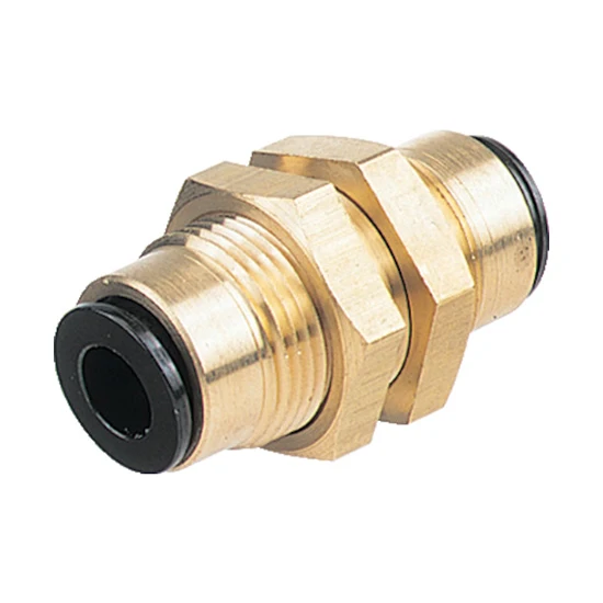 Bulkhead Union CHIYODA 10-00BU rubber bulkhead grommet connector brass screw