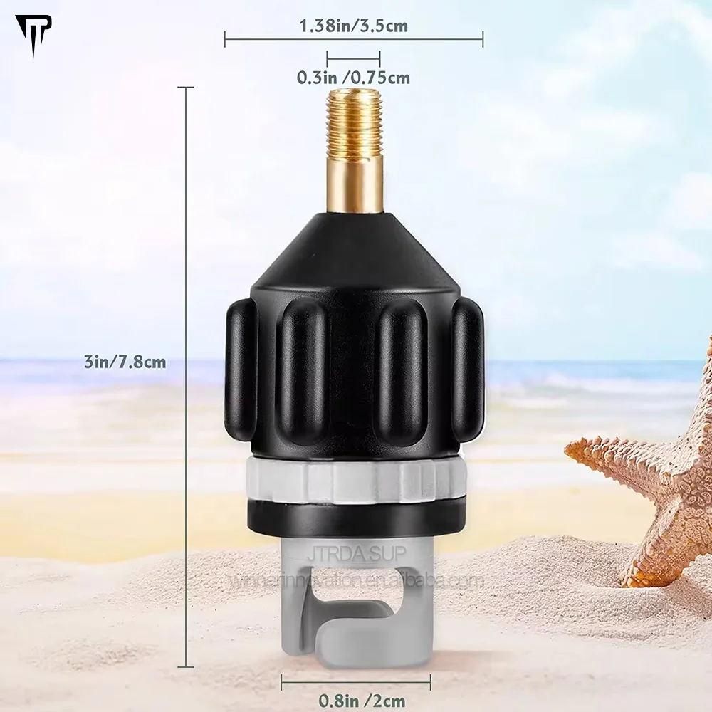 JTRDA Inflatable Valve Adapter Inflatable SUP Schrader Valve Adaptor
