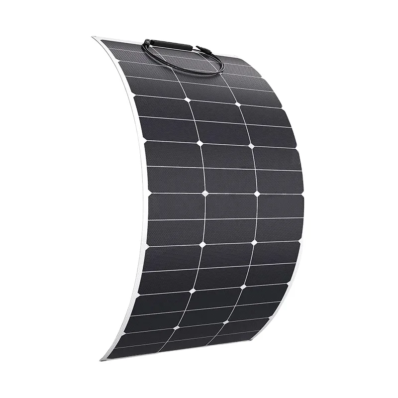 Sunpower Flexible Solar Panel 100W 120W 140W 160W IP65 Waterproof ETFE Solar Panel Flexible for Yachat