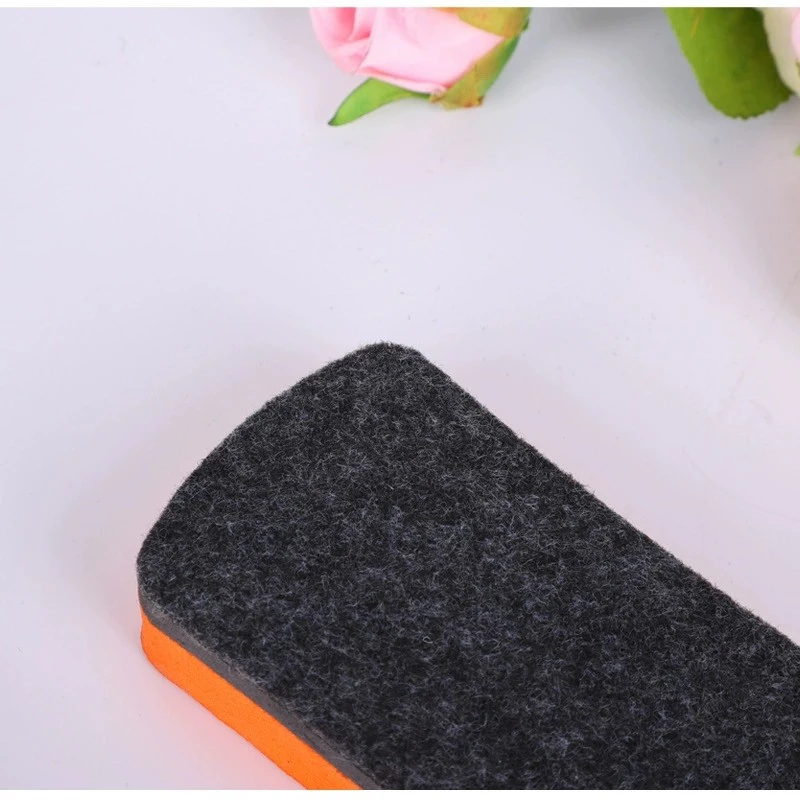 Magnetic felt dry erase board eraser with 3 color