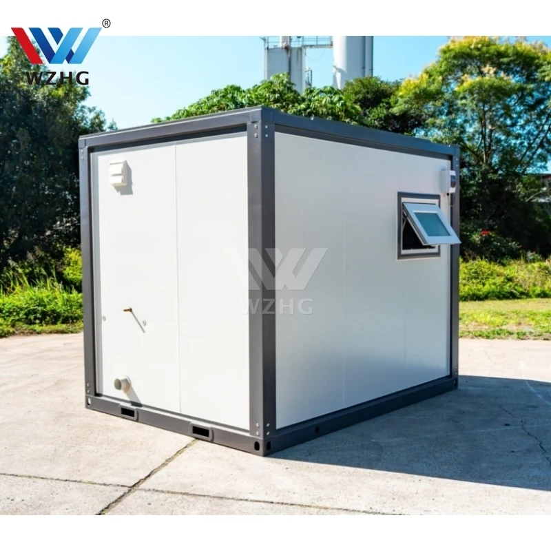 WZHG portable mobile toilet Economic prefab mobile bathrooms container toilet shower