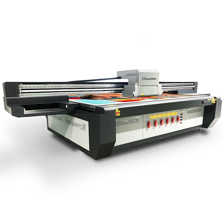 Flatbed  UV Printer 3.2m    Gen6   Heads 2400dpi   UV Printer for wood paint tiles Glass printing CM YK