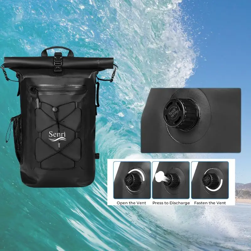 35L Outdoor PVC or TPU Waterproof Hiking Backpack for camping,trekking ,travel,climbing,backpacking trip