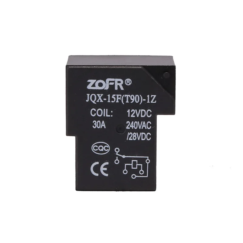 
JQX-15F power relay 5PIN SPST 24v 30A relay 