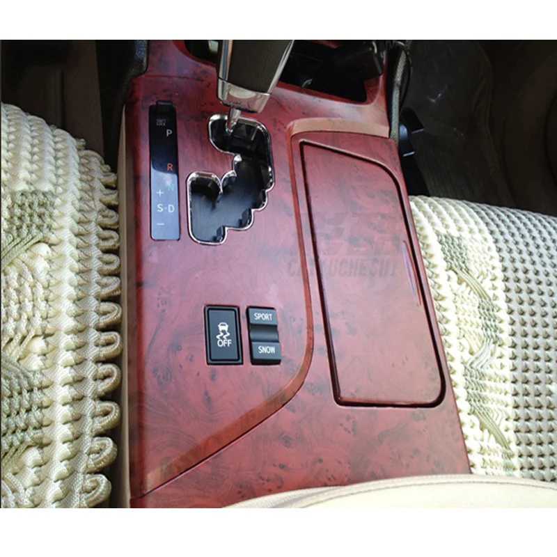 High Glossy Wood Grain Vinyl Sticker Decal Car Internal Wraps Self Adhesive DIY Film Waterproof Wrap Roll