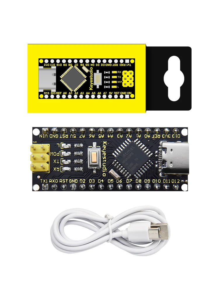 NANO PLUS Development Board Compatible with Arduino NANO(Black and Eco-friendly)